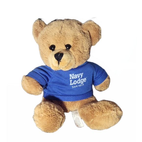 Navy Lodge Dam Neck Small Teddy Bear - Picture 1 of 3
